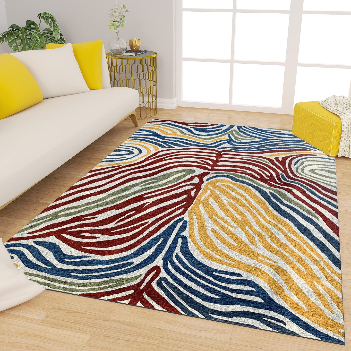 Premium Hand-Tufted Rug Made of 100% Wool - Savanna - 6x9 Feet