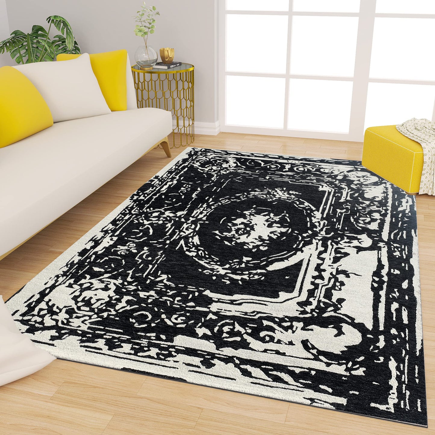 Premium Hand-Tufted Rug Made of 100% Wool - Giovanni - 6x9 Feet