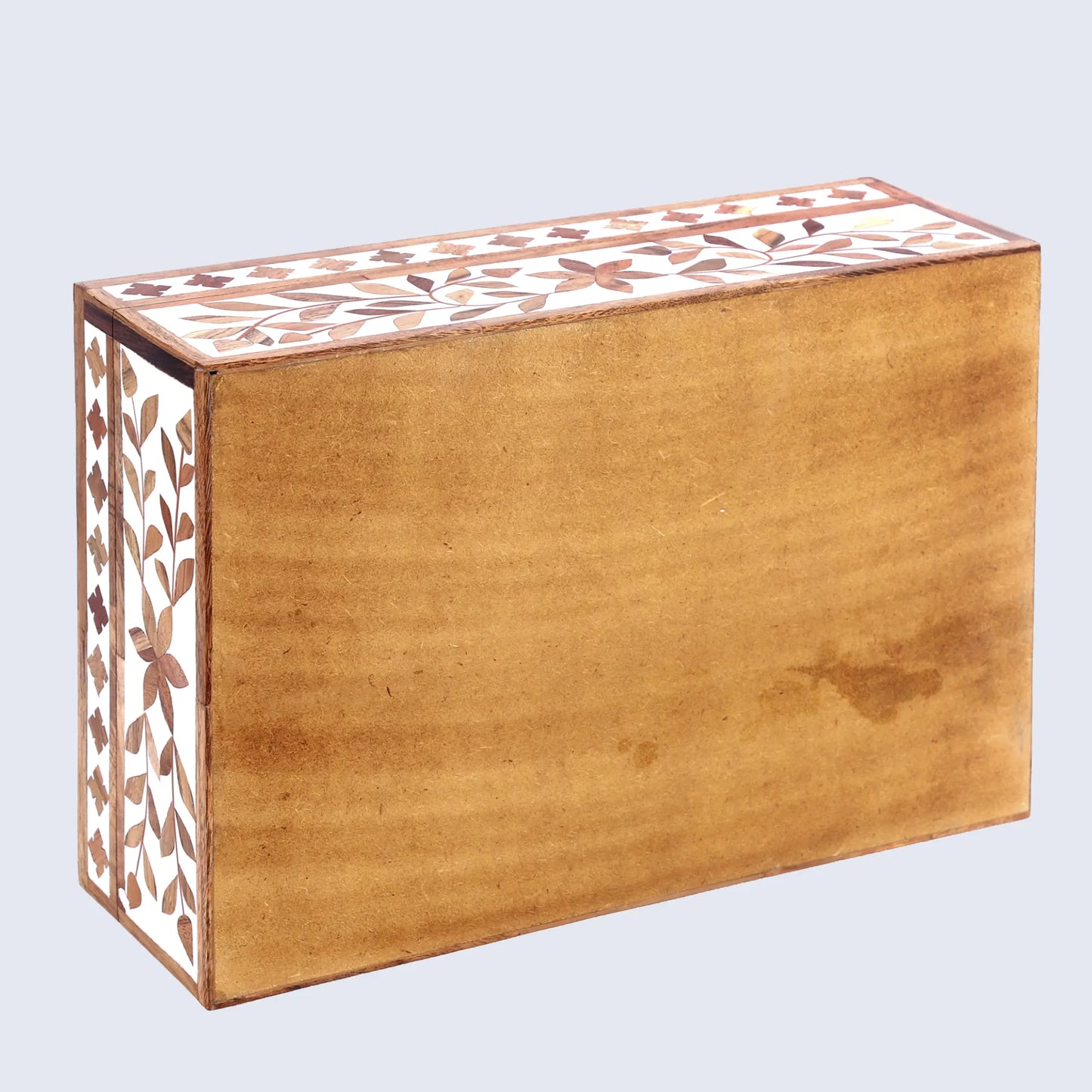 Decorative Boxes Alhambra Bouquet Pattern Wood & Resin Inlay Collection in 12 x 8 x 4 inch