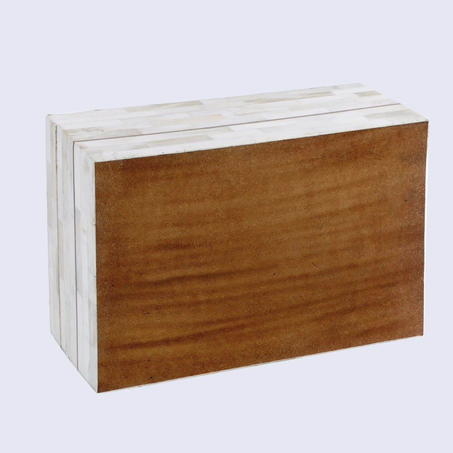 Decorative Box Aegean Pearl Pattern Bone Inlay & Brass Collection in 2 Sizes