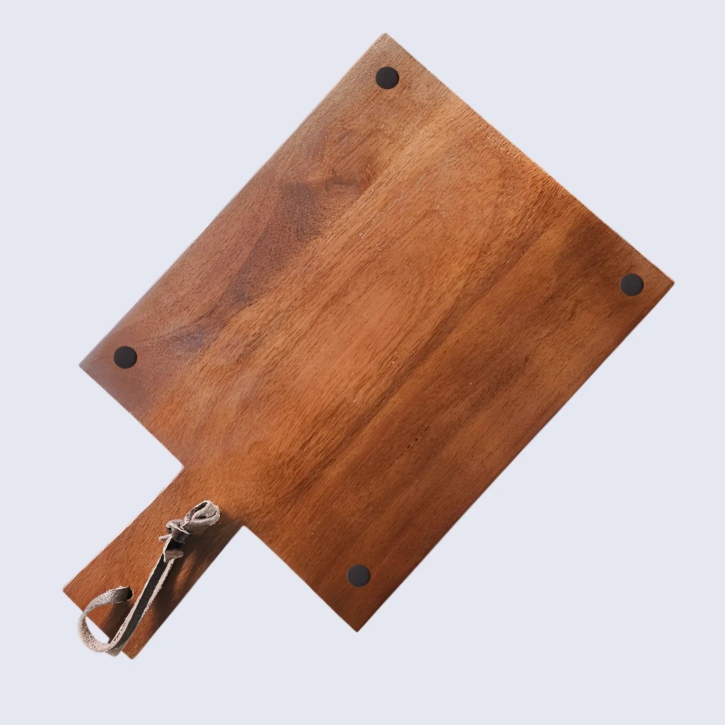 Chopping Board Centered Paddle Handle –Wood, in 16.5x10"