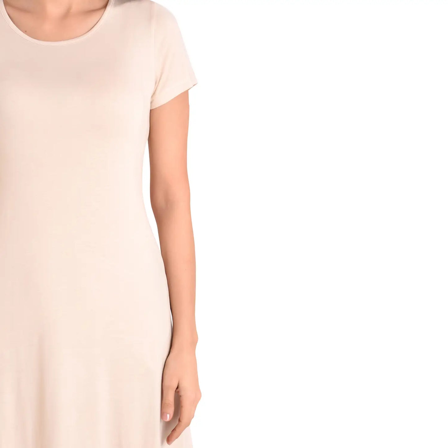Short Sleeve Loose T-Shirt Dress - Available in 6 Colors