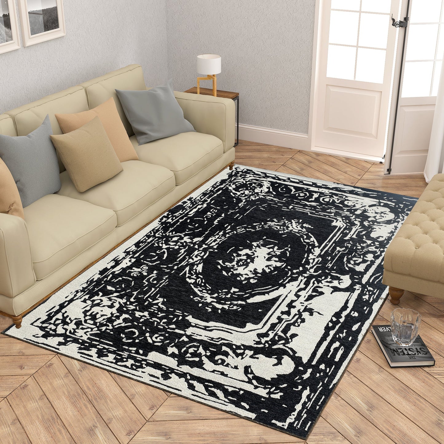 Premium Hand-Tufted Rug Made of 100% Wool - Giovanni - 6x9 Feet