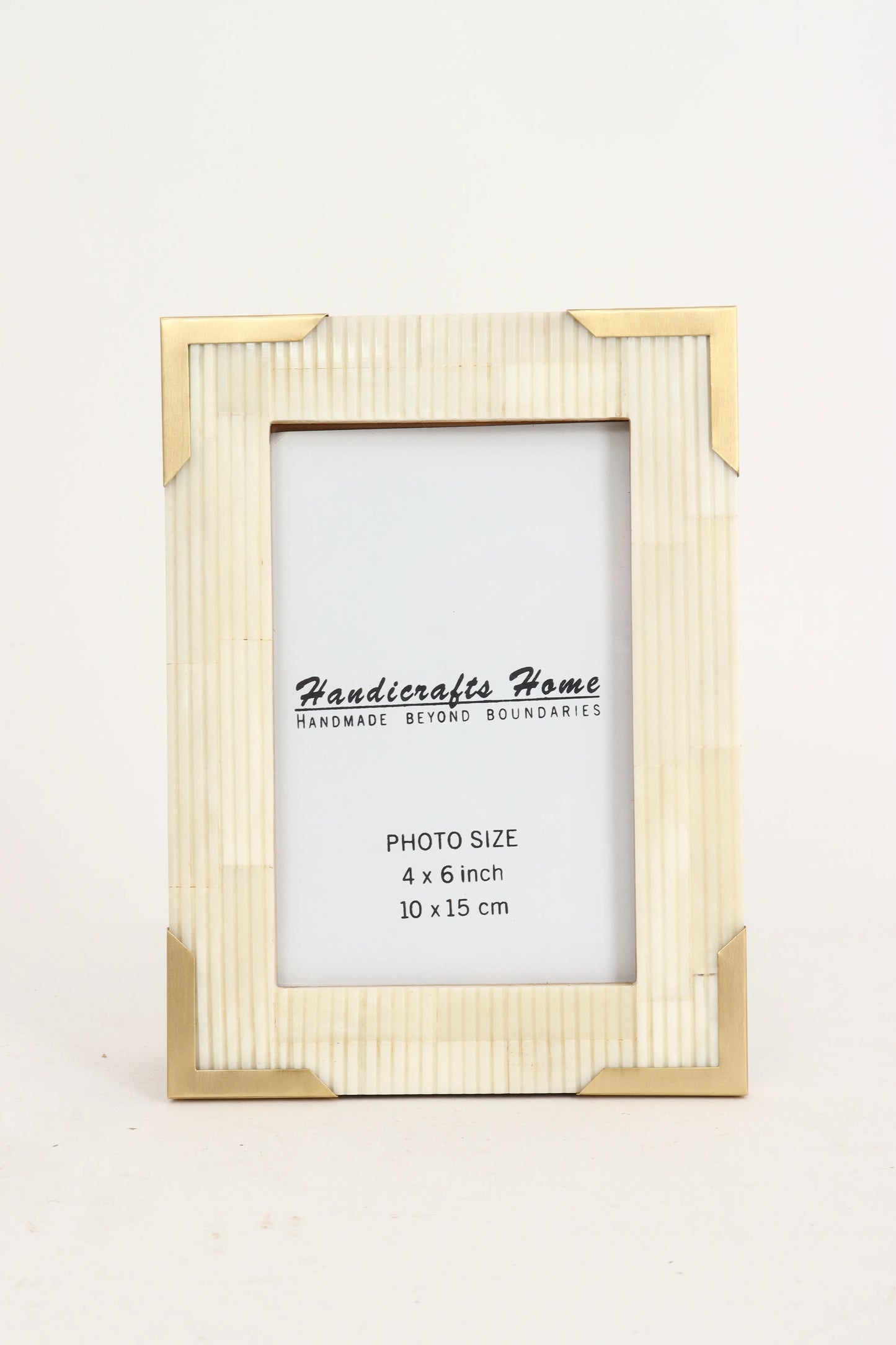 Picture Frames Deluxe Carta Pattern Bone Inlay Collection, 4x6