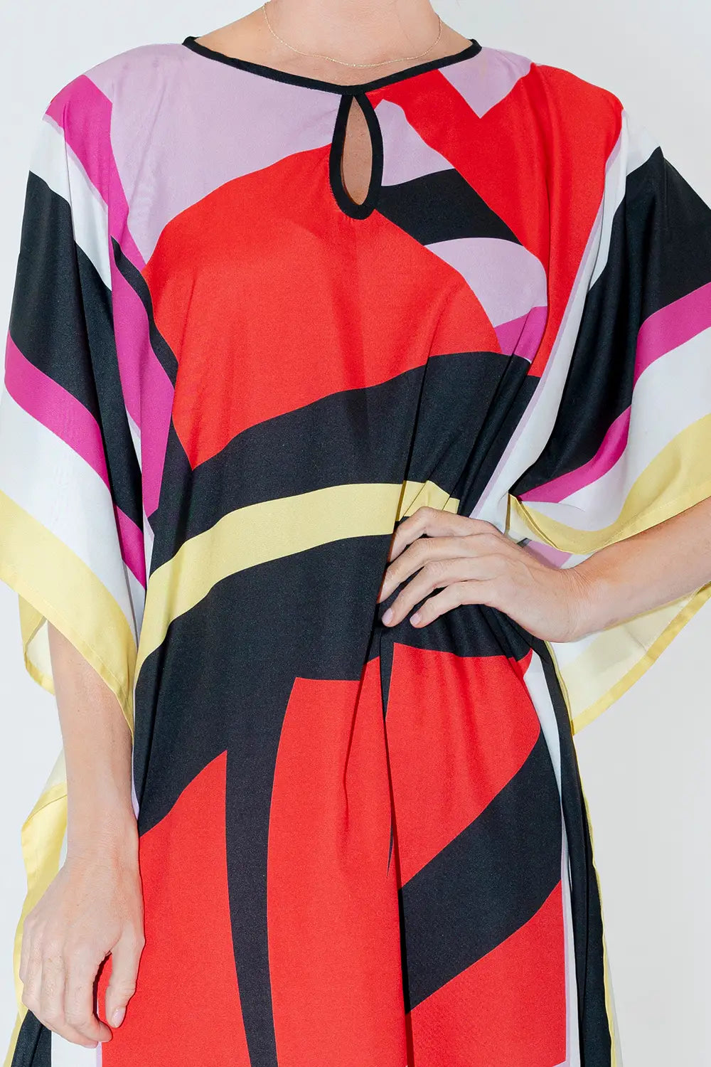 Women Long Kaftans Summer Holiday Caftan Dress Cherish Red S-3XL