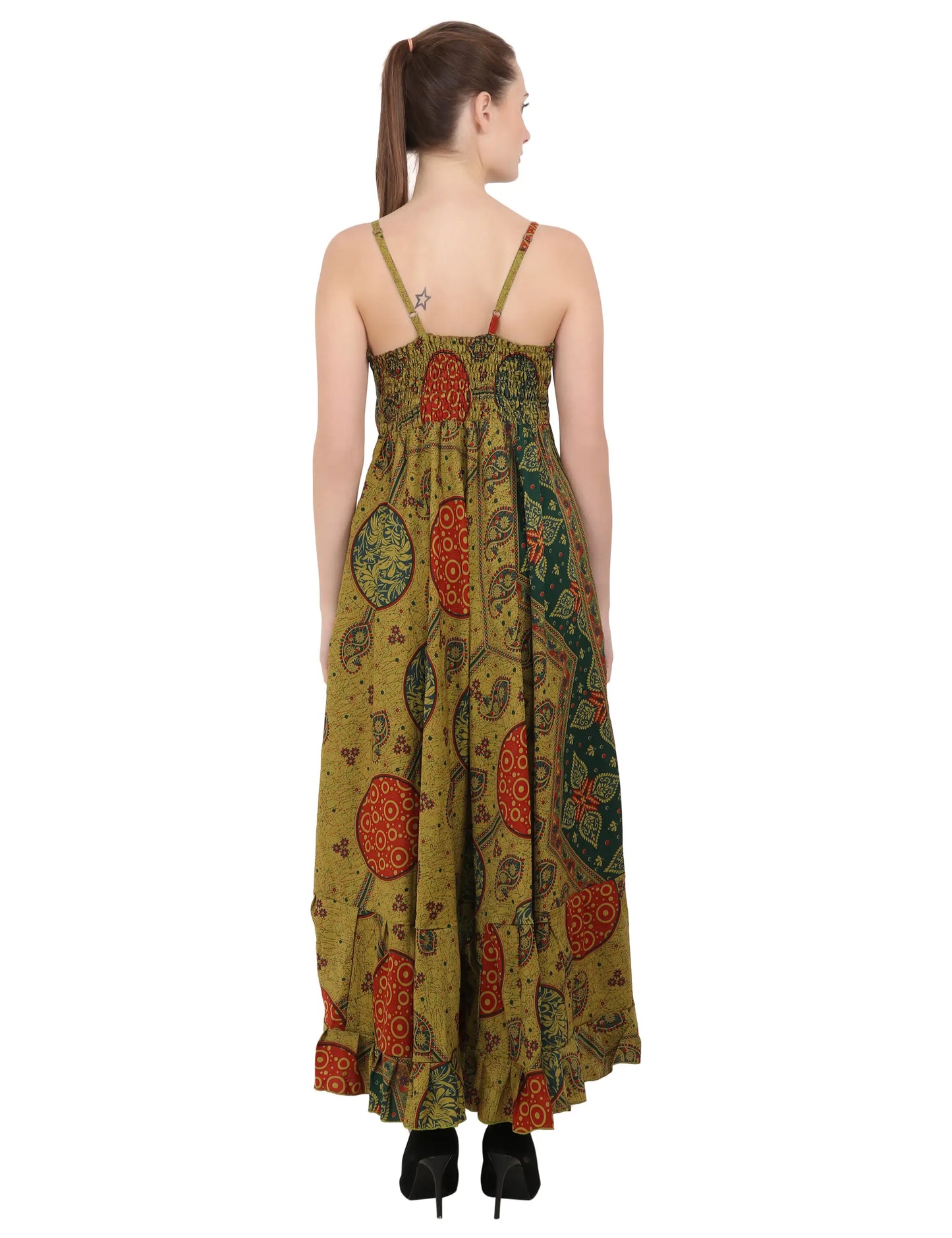 Women Casual Boho Style Maxi Dresses in Two Sizes (P314)