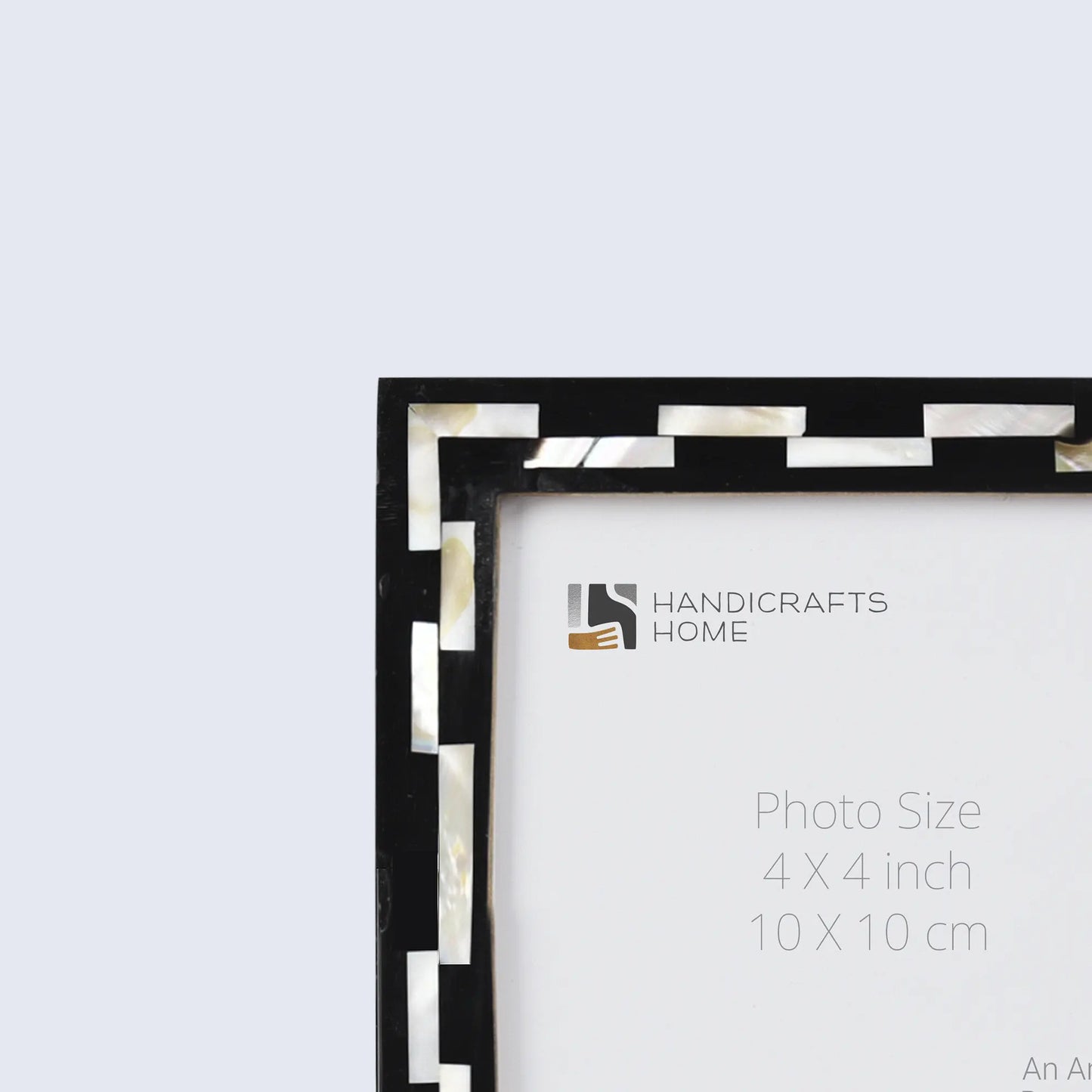 Mother of Pearl & Resin Inlay Picture Frames Pearlescent Tiptoe in 4x4, Make to Order