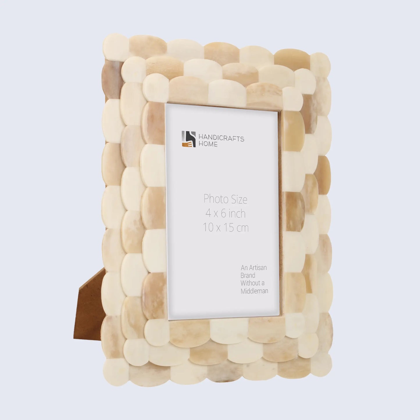 Picture Frames Scalloped Pattern Bone Inlay Collection in 4x6, Ivory – Wholesale picture frames