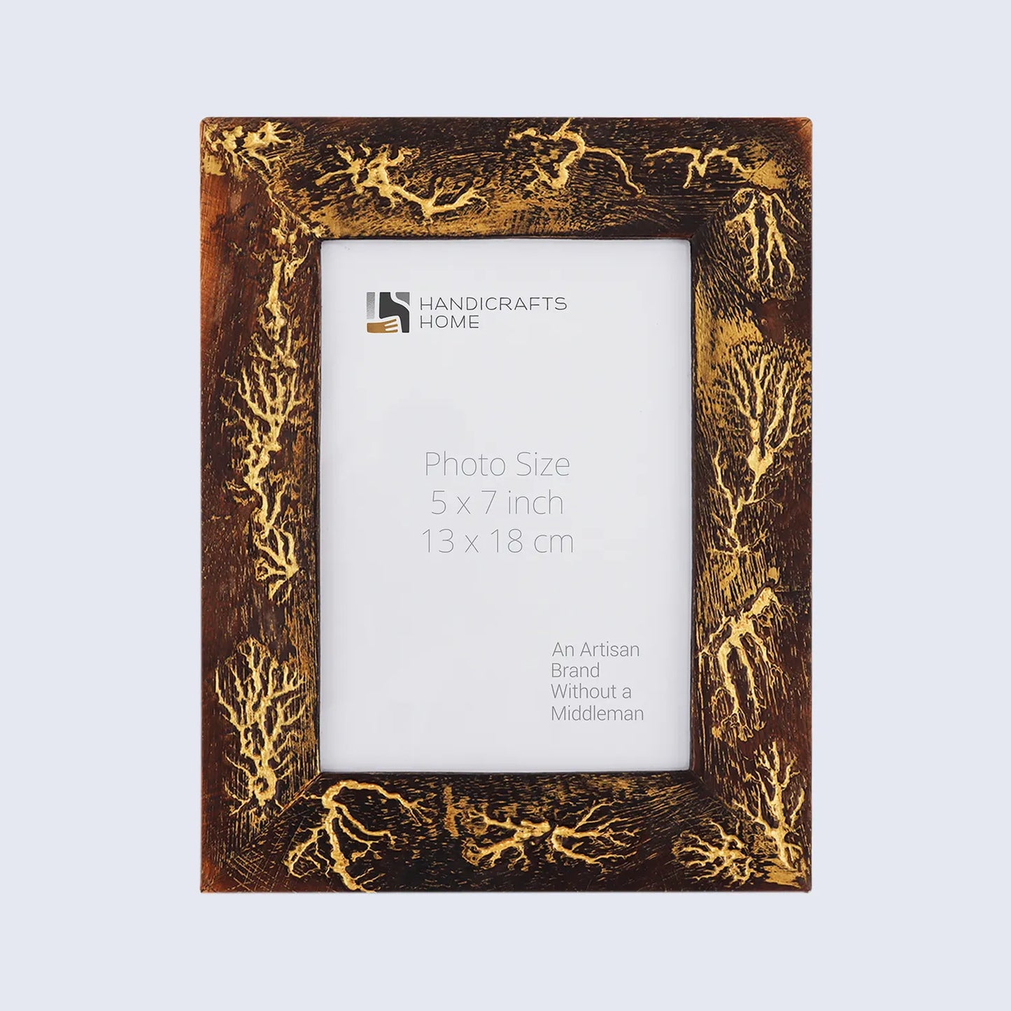 Picture Frames Roots & Stem Pattern Wooden Collection in 5x7