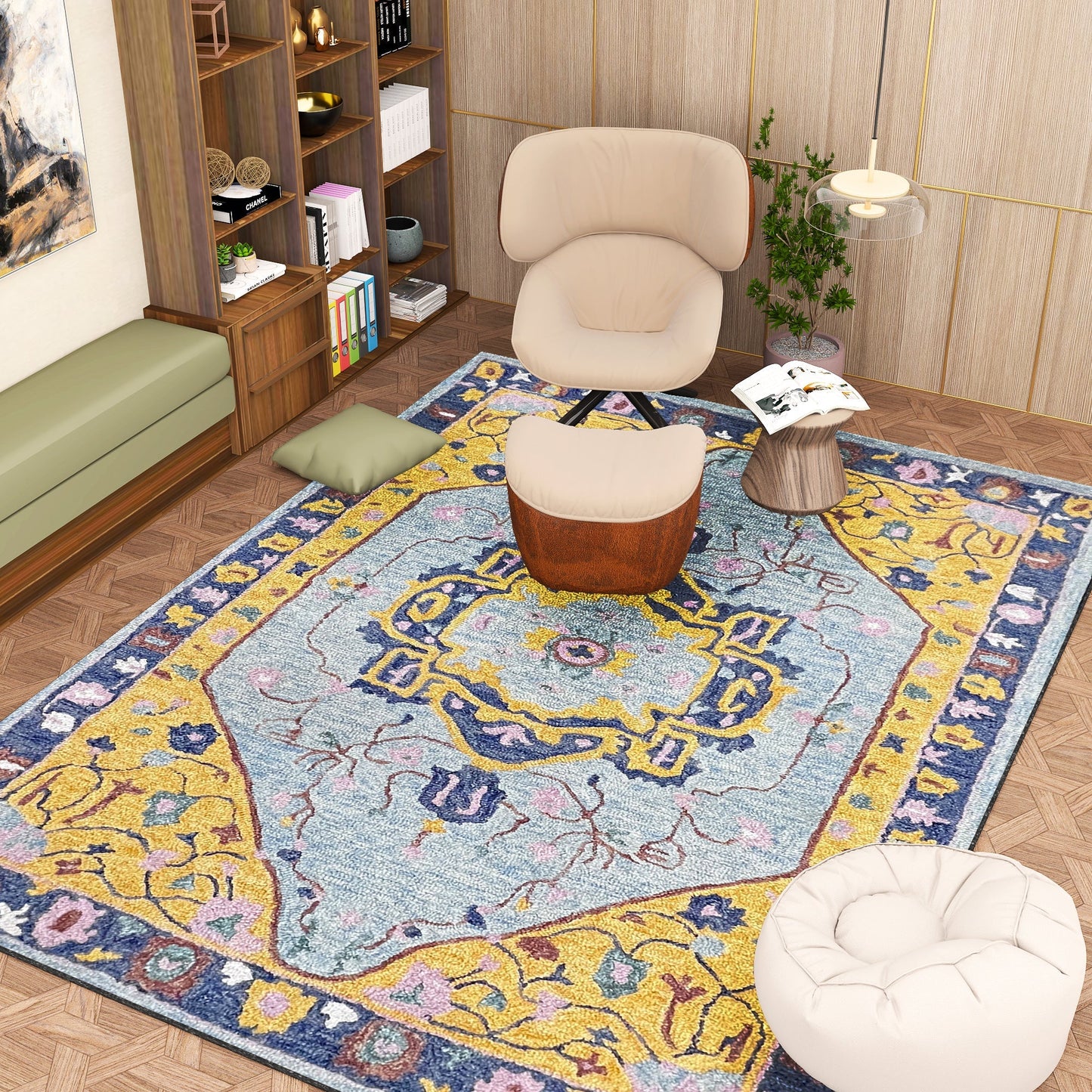 Premium Hand-Tufted Rug Made of 100% Wool - Royal Realm - 8x10 Feet