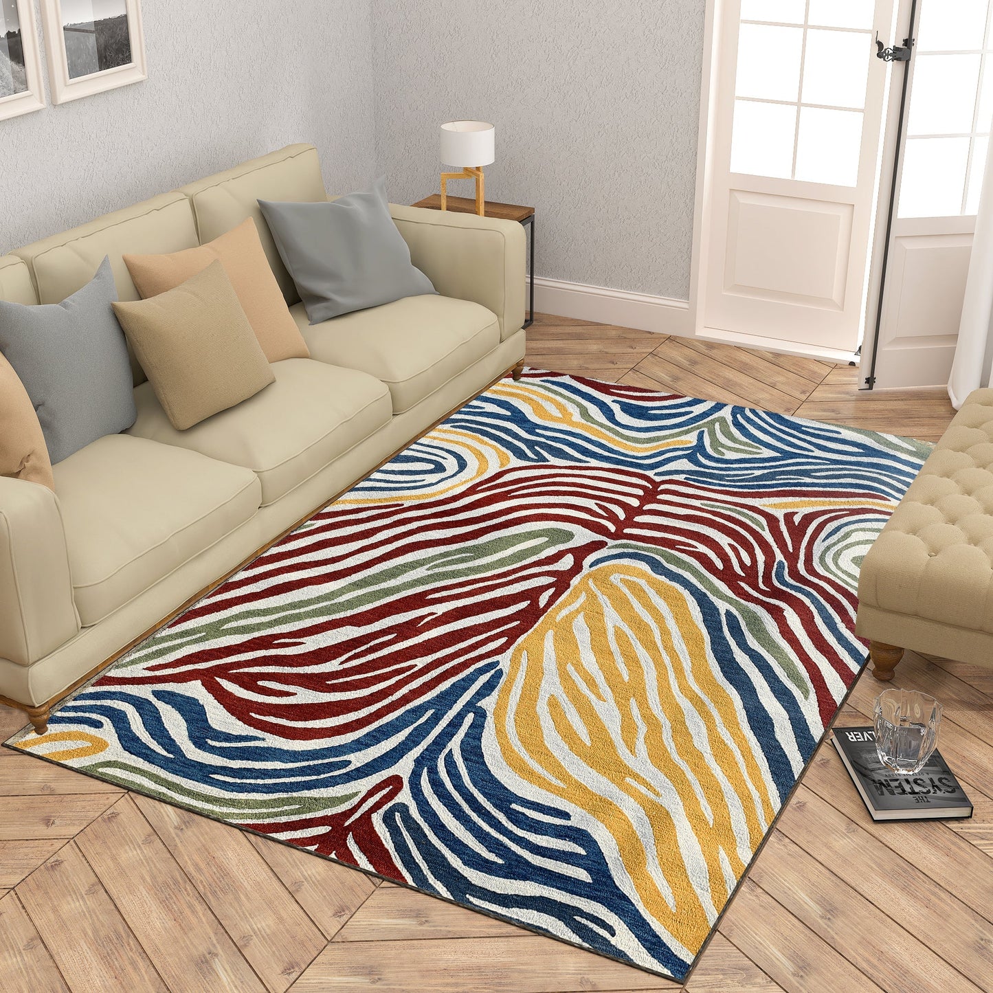 Premium Hand-Tufted Rug Made of 100% Wool - Savanna - 5x8 Feet