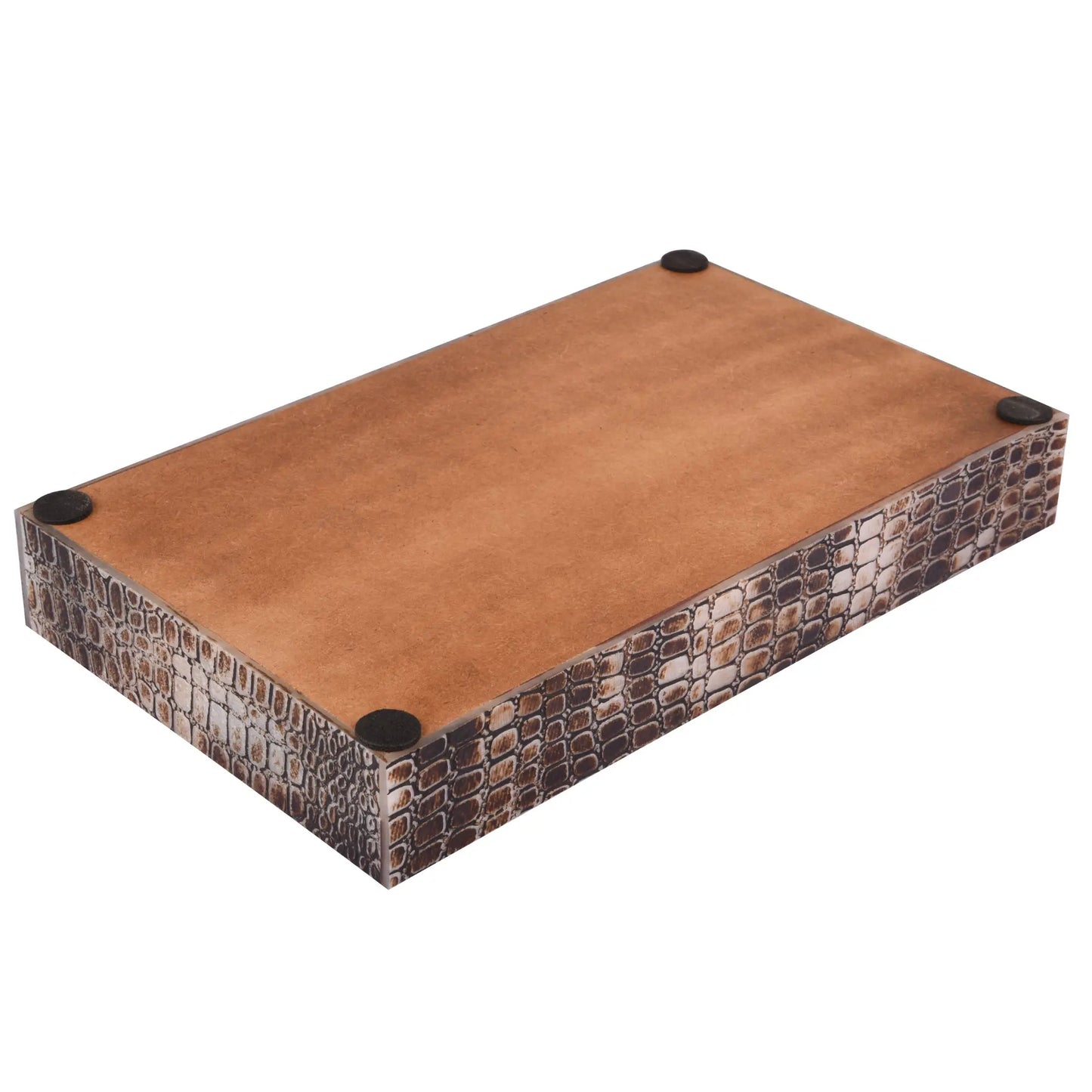 Countertop and Vanity Tray - Parlour Snap Brown 10x6 Inches