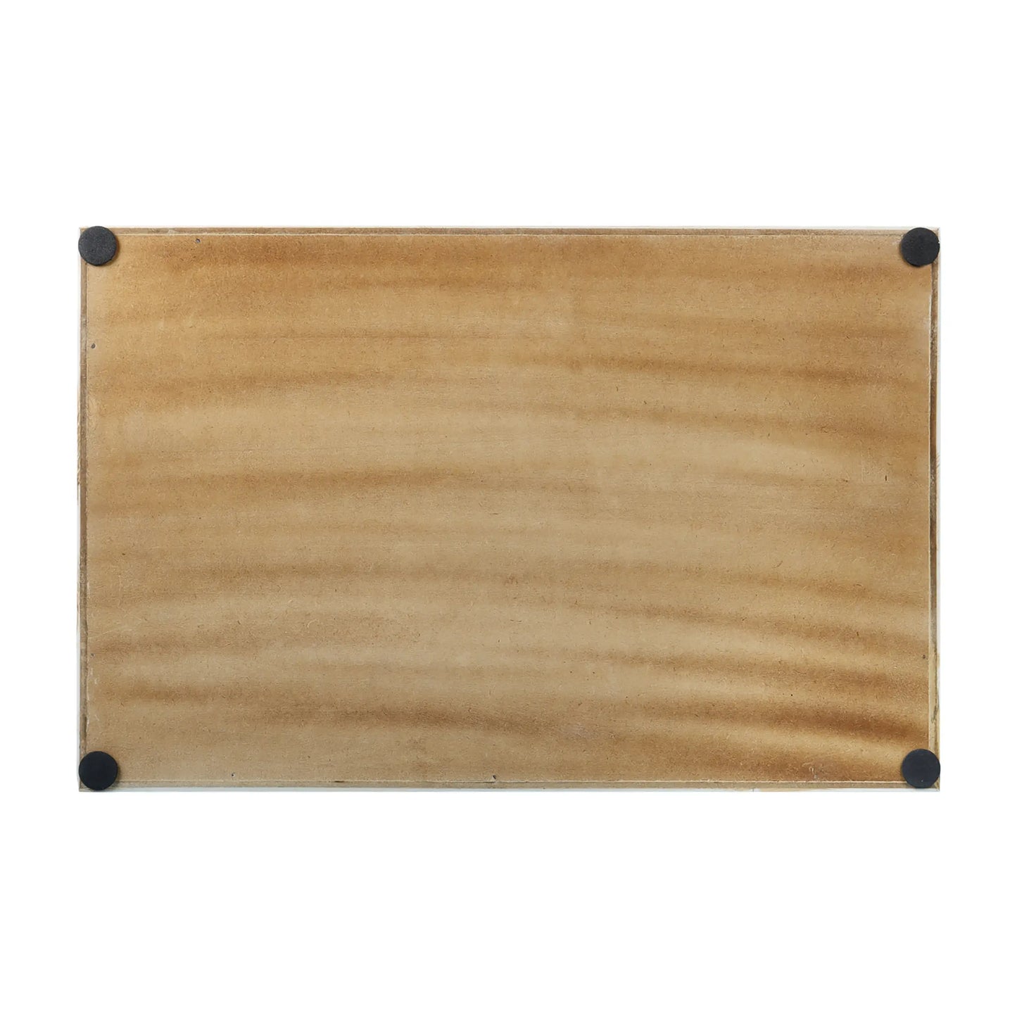 Decorative Trays Concentrics Pattern Resin Inlay Collection in 2 Sizes, Black & White