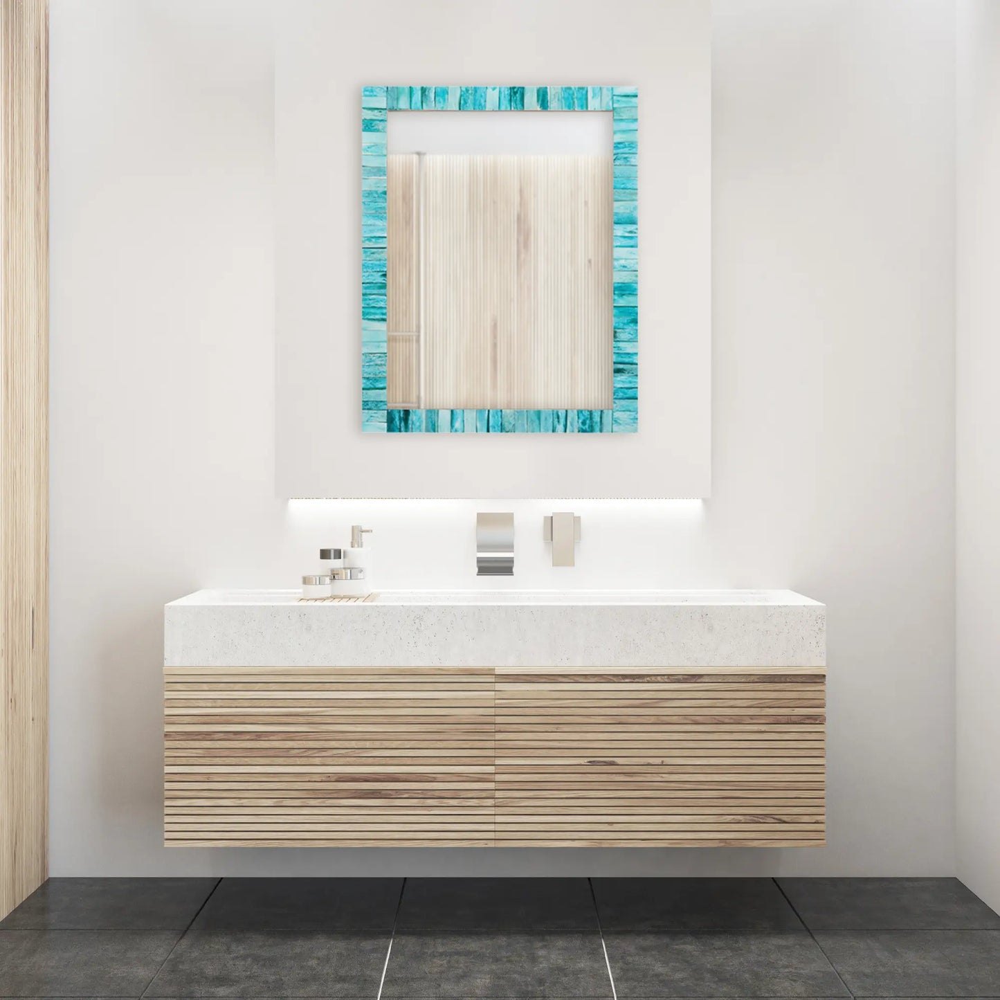 Make to Order Classic Green Mirror Bone Inlay Collection in 4 Sizes