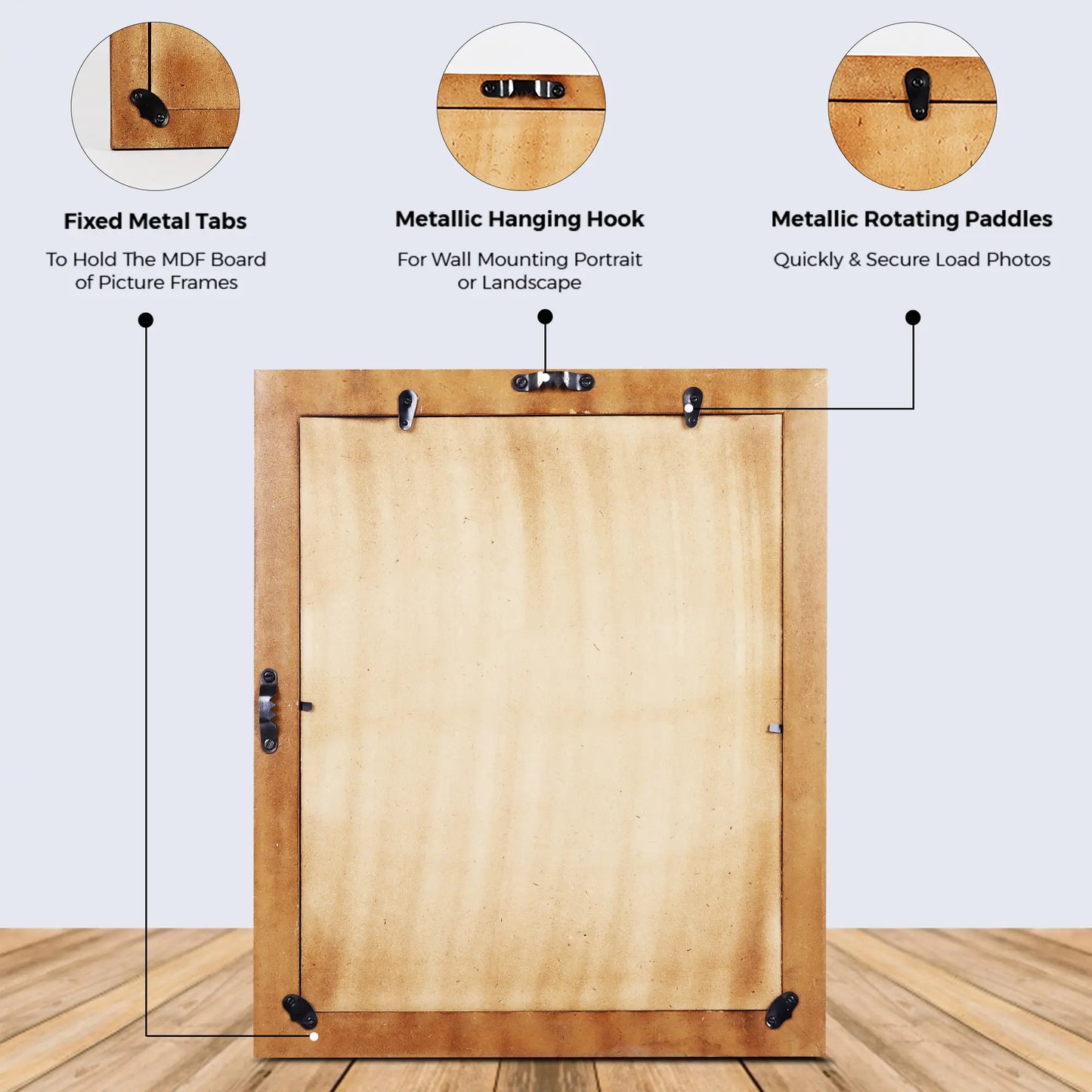 Classic White Mirror Bone Inlay Collection - 11 x 14 inches