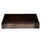 Countertop and Vanity Tray - Parlour Adder Pattern Brown 10x6 inches