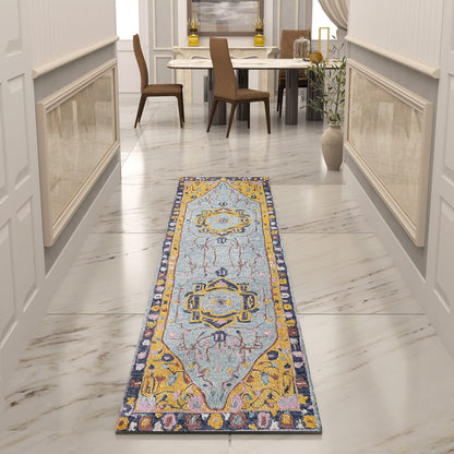 Premium Hand-Tufted Rug Made of 100% Wool  - Royal Realm - 2x10 Feet