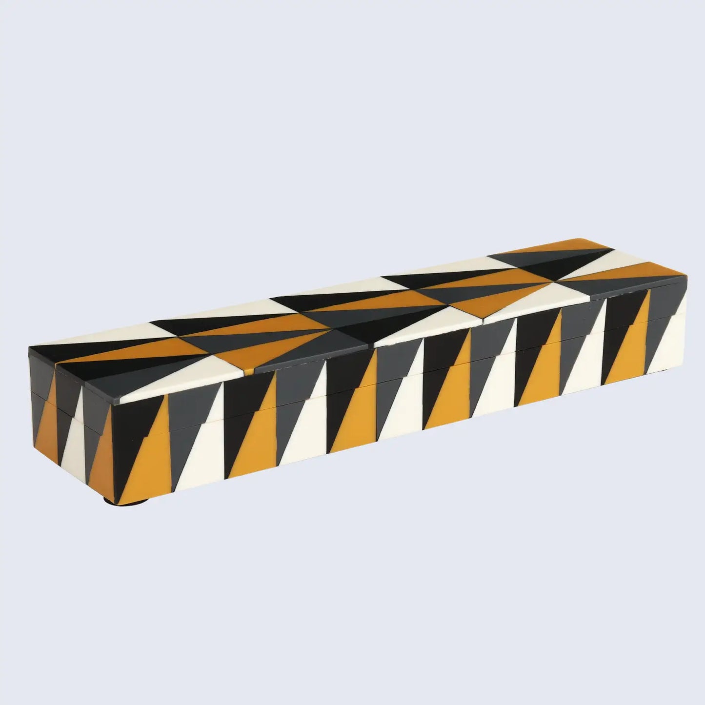 Decorative Boxes Puzzle Guild Pattern Resin Inlay Collection in 7 Sizes
