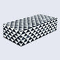 Marquet Prism Pattern Resin Inlay Decorative Storage Box