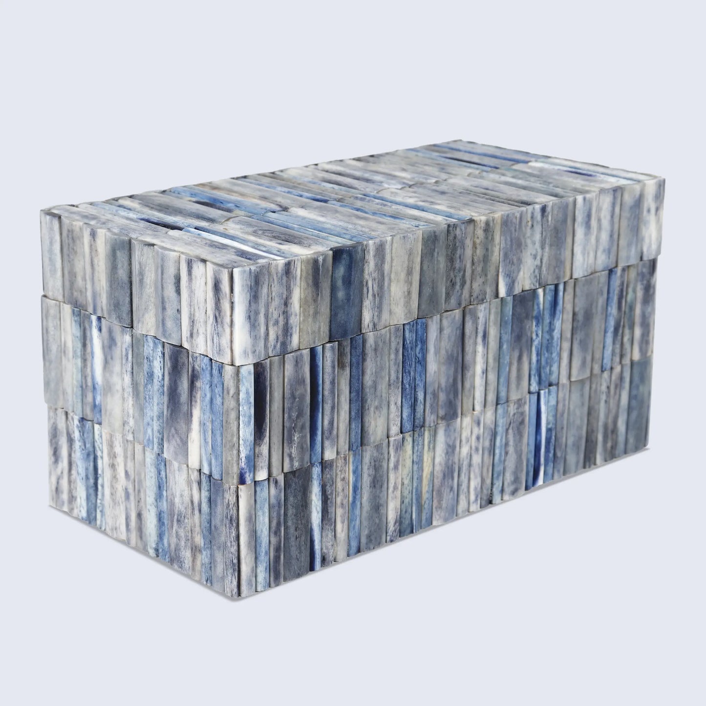 Ivory Ocean Pattern Bone Inlay Decorative Storage Box 7 Sizes