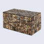 Decorative Boxes Kept Paradox Pattern Horn Inlay Collection in 7 Sizes