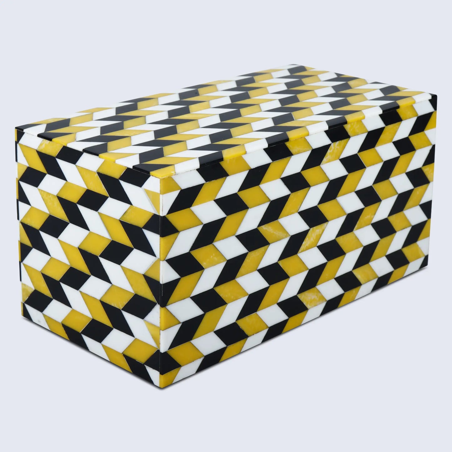 Decorative Boxes Marquet Artemis Pattern Resin Inlay Collection in 8 Sizes