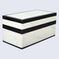 Decorative Boxes Mono Court Pattern Resin Inlay Collection in 7 Sizes