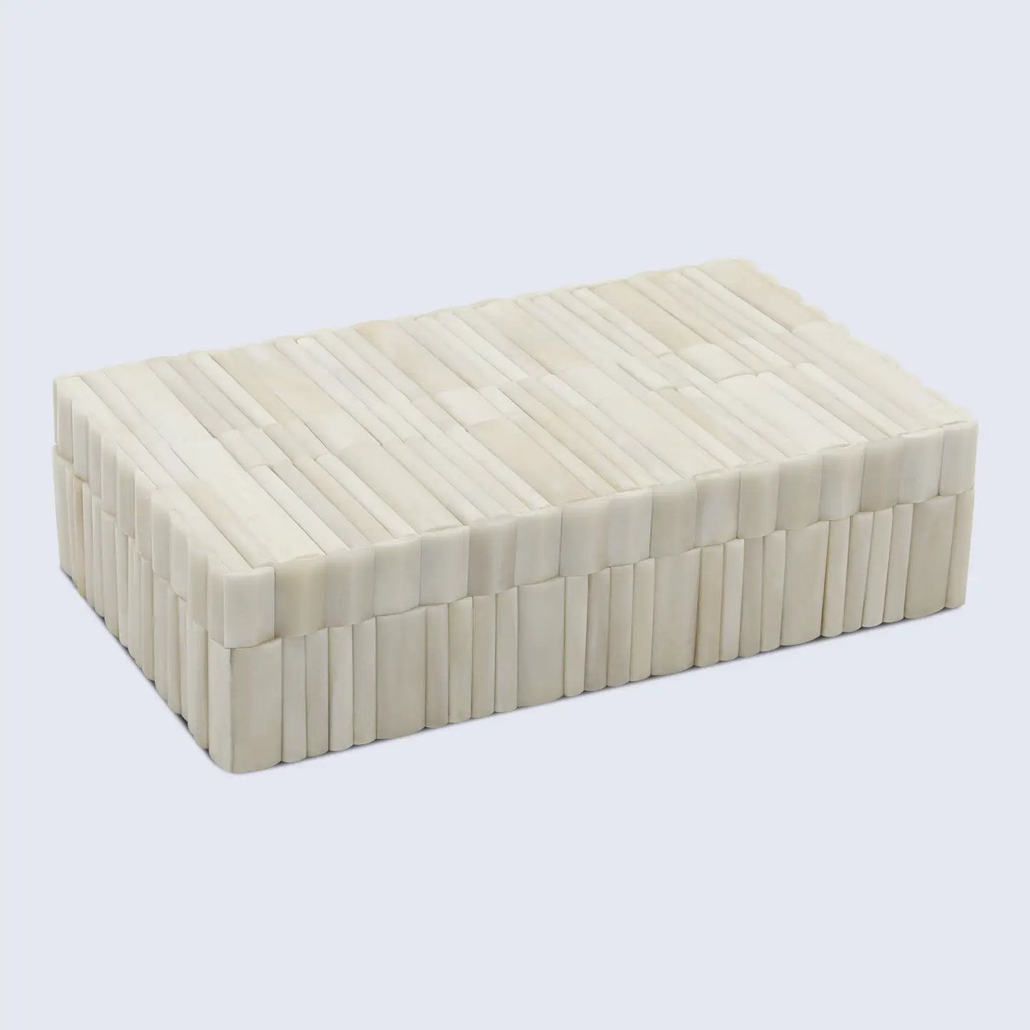 Ivory Stem Pattern Bone Inlay Decorative Storage Box 7 Sizes