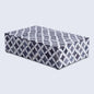 Decorative Boxes Star Pattern Bone & Resin Inlay Collection in 7 Sizes, Slate & White