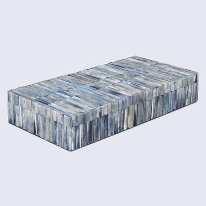 Ivory Ocean Pattern Bone Inlay Decorative Storage Box 7 Sizes