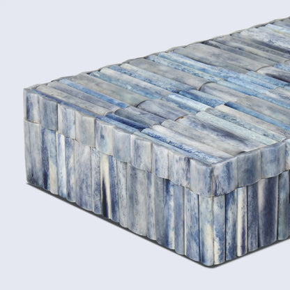 Ivory Ocean Pattern Bone Inlay Decorative Storage Box 7 Sizes