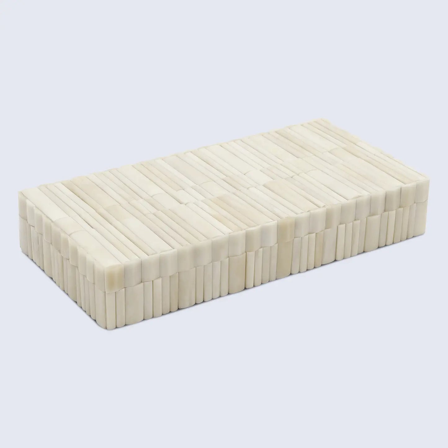 Ivory Stem Pattern Bone Inlay Decorative Storage Box 7 Sizes