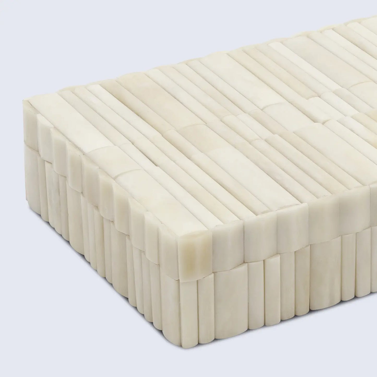 Ivory Stem Pattern Bone Inlay Decorative Storage Box 7 Sizes