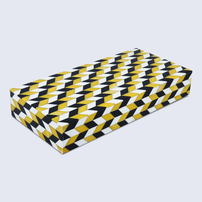 Decorative Boxes Marquet Artemis Pattern Resin Inlay Collection in 8 Sizes