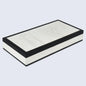 Decorative Boxes Mono Court Pattern Resin Inlay Collection in 7 Sizes