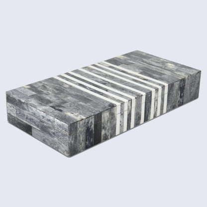 Patisserie Cafe Bone & Resin Inlay Decorative Storage Box in 7 Sizes
