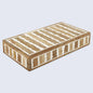 Kept Safari Resin Inlay & Wood Decorative Storage Wooden Box - 7 Size Options