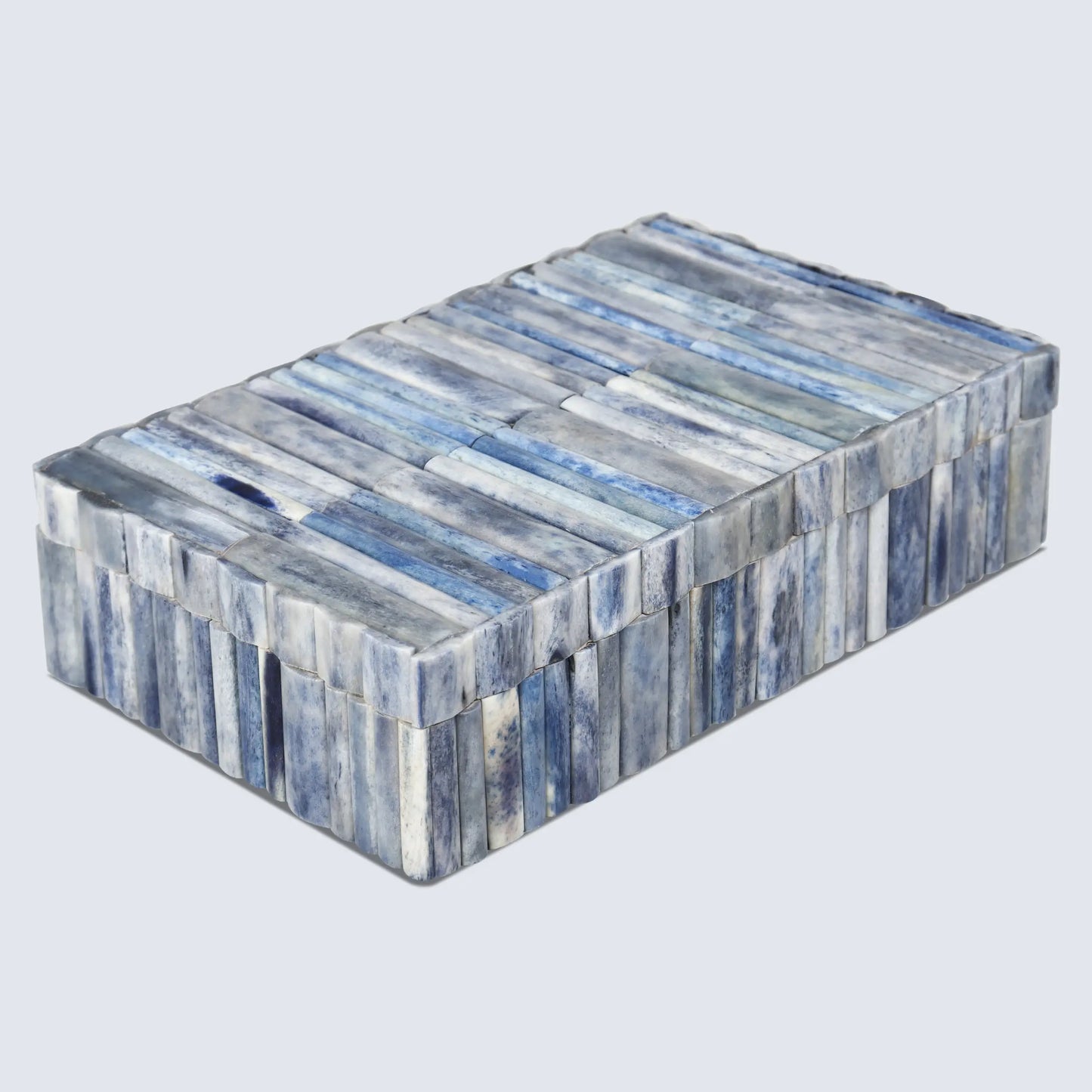 Ivory Ocean Pattern Bone Inlay Decorative Storage Box 7 Sizes