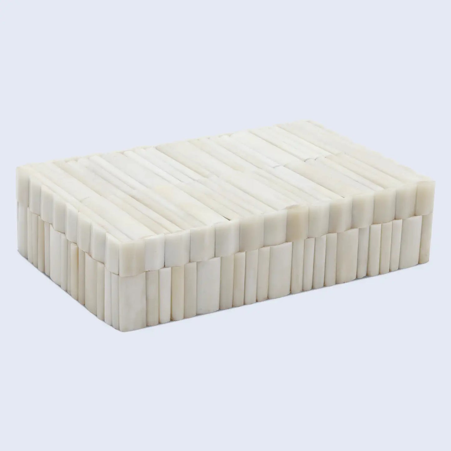 Ivory Stem Pattern Bone Inlay Decorative Storage Box 7 Sizes