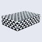 Marquet Prism Pattern Resin Inlay Decorative Storage Box