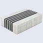 Decorative Boxes Mono Sprint Pattern Resin Inlay Collection in 7 Sizes
