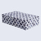 Decorative Boxes Star Pattern Bone & Resin Inlay Collection in 7 Sizes, Slate & White
