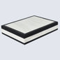 Decorative Boxes Mono Court Pattern Resin Inlay Collection in 7 Sizes