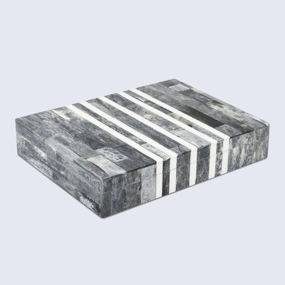 Patisserie Cafe Bone & Resin Inlay Decorative Storage Box in 7 Sizes