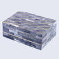 Decorative Box Aegean Coral Pattern Bone Inlay & Brass Collection in 2 Sizes