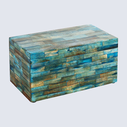 Decorative Boxes Verdigris Pattern Bone Inlay Collection in 7 Sizes
