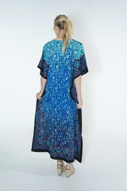 Women Long Kaftan Summer Holiday Caftan Dress in 4 Colors - S to 3XL
