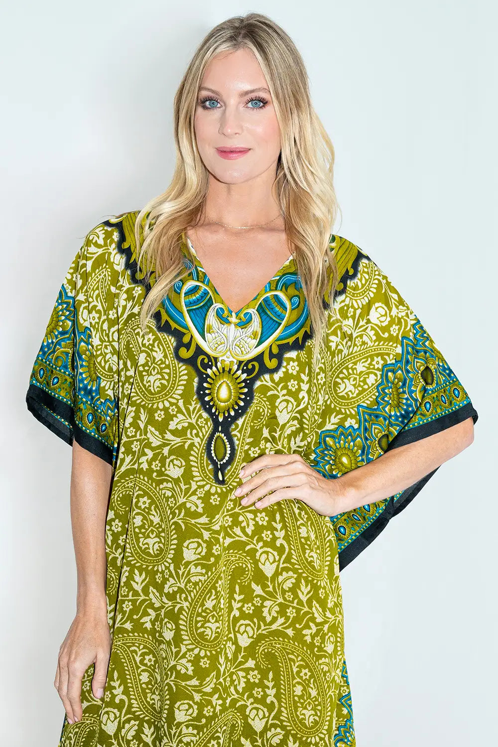 Women Long Kaftan Summer Holiday Caftan Dress in 4 Colors - S to 3XL