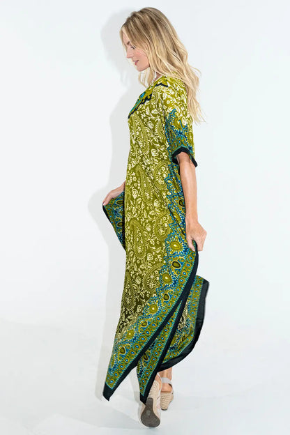 Women Long Kaftan Summer Holiday Caftan Dress in 4 Colors - S to 3XL