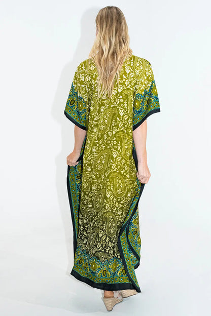 Women Long Kaftan Summer Holiday Caftan Dress in 4 Colors - S to 3XL
